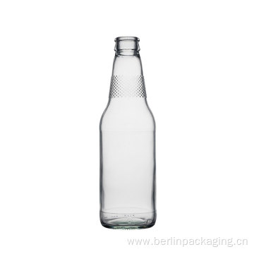 12 oz Clear Glass Heritage Beer Bottles